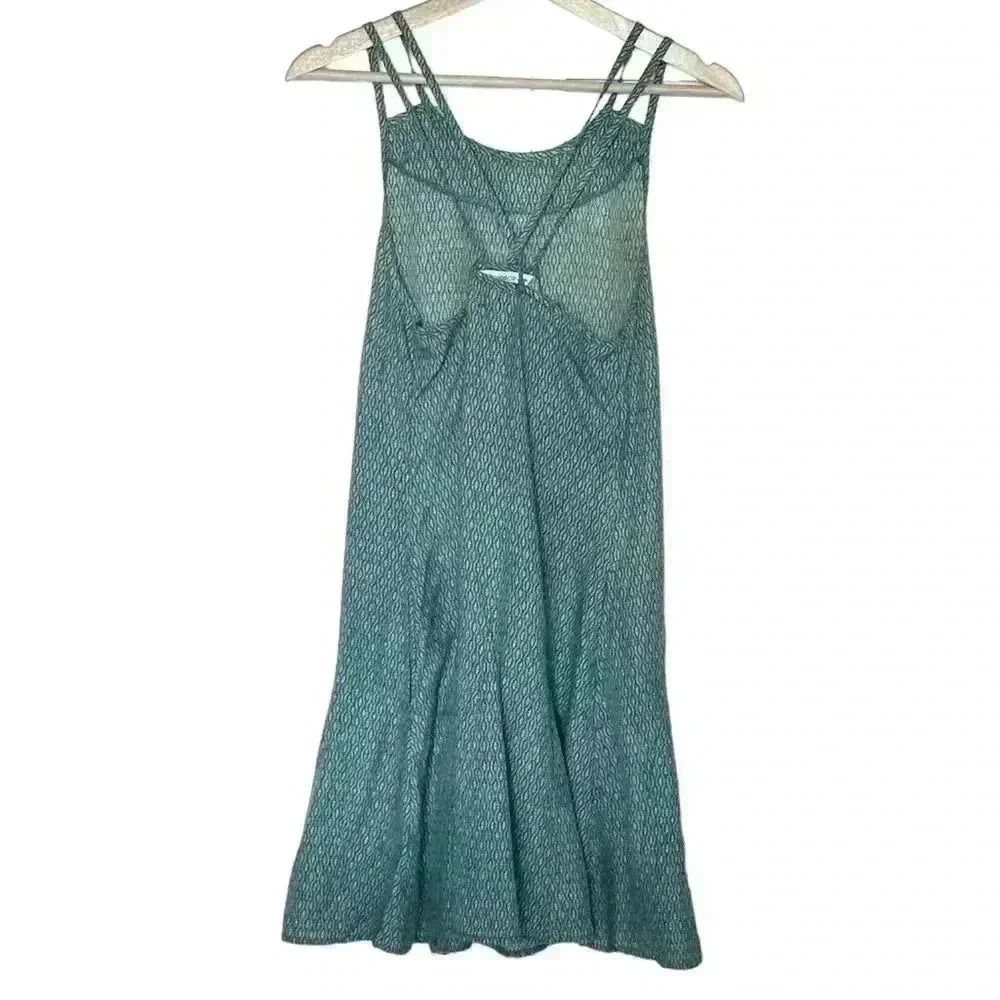 Toad&Co Blue Green Mini Sun Dress - Picture 3 of 9